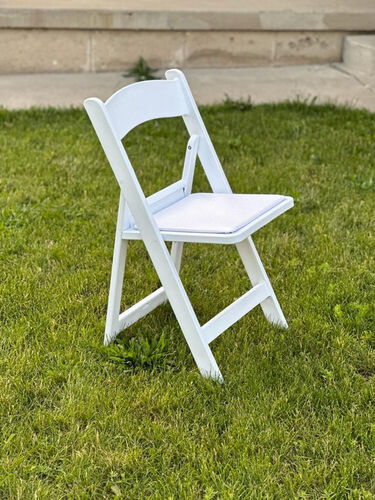 White Resin Chair - Image 2