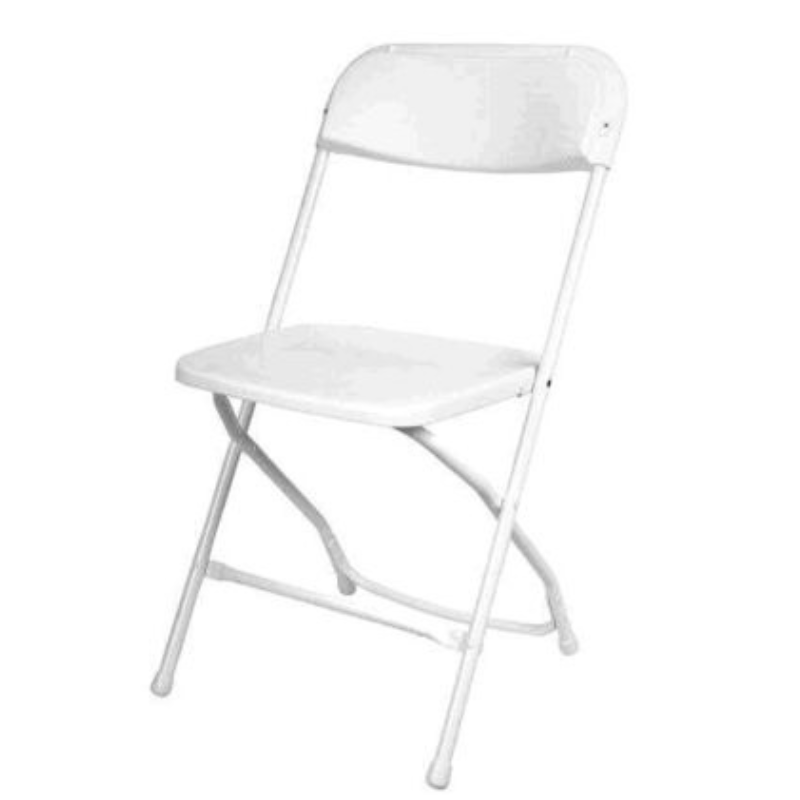 White Folding Chair